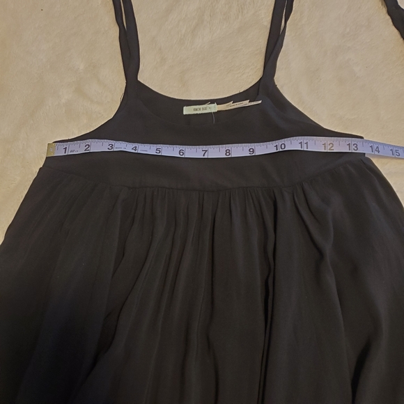 NWT Kimchi Blue Black Babydoll Tie Strap Dress - Picture 6 of 6